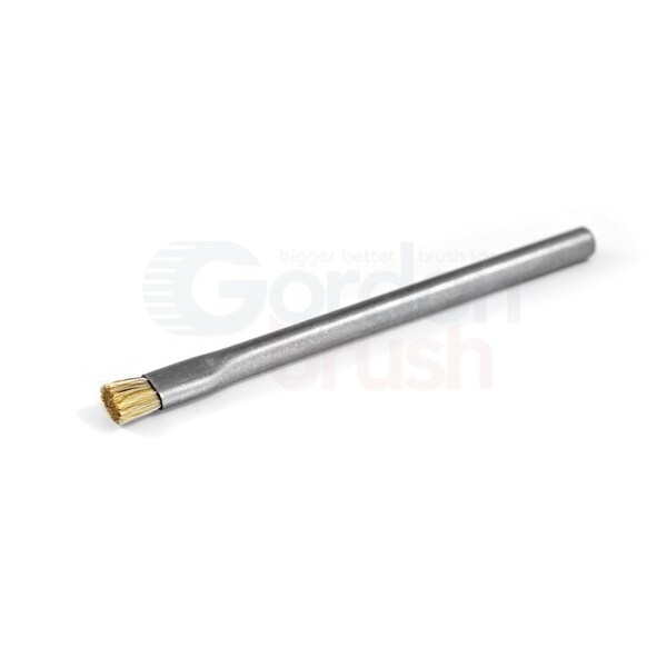Applicator Brush, Anti-Static Horsehair, 5 D SS Tube Handle, PK12